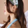 Embroidered Floral Headband in Pastel
